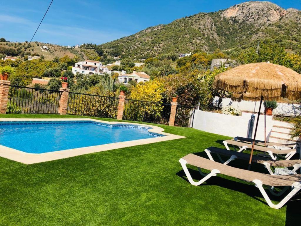 Villa En Frigiliana Con Piscina Y Jacuzzi Dış mekan fotoğraf